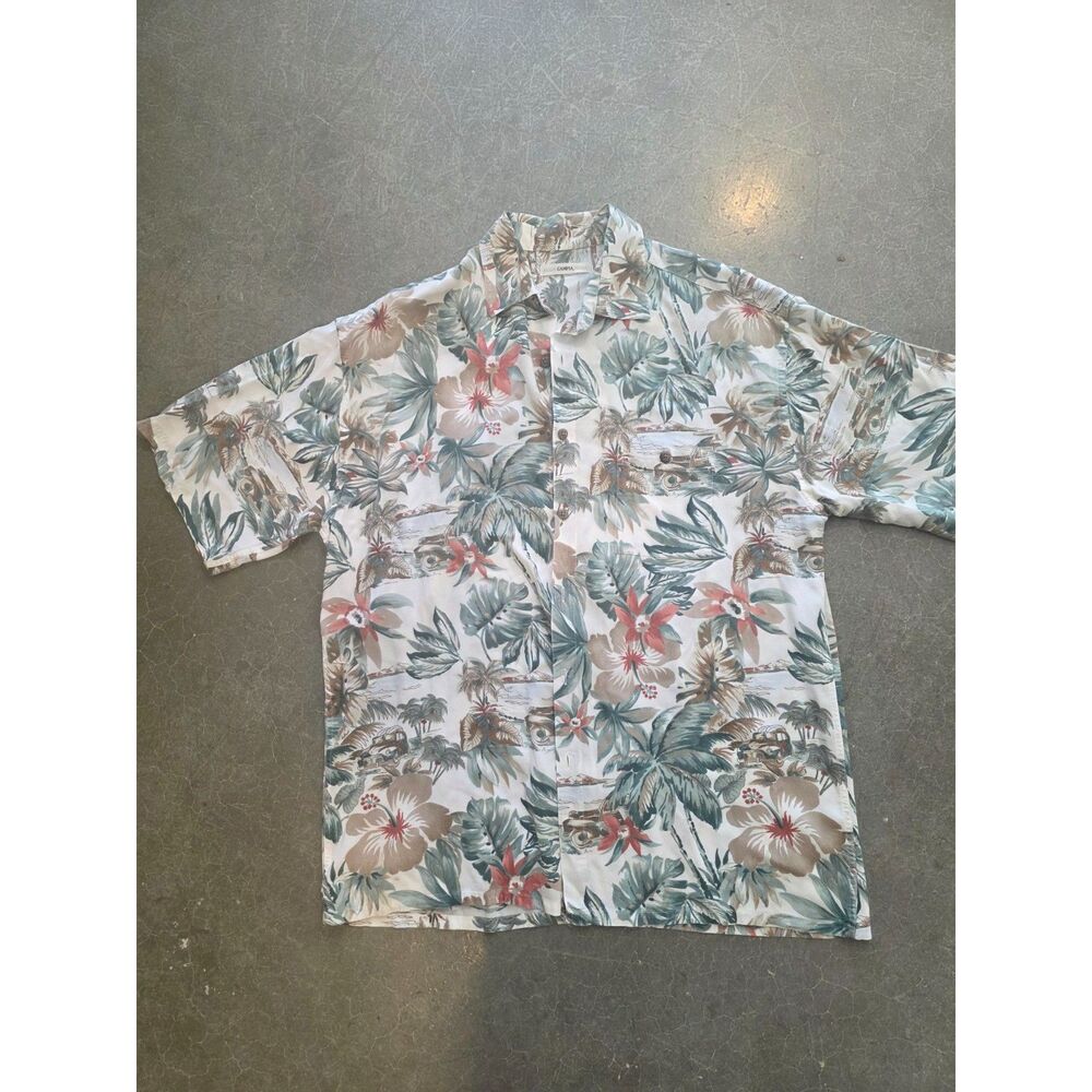 Moda Campia Moda Hawaiian Shirt Size L